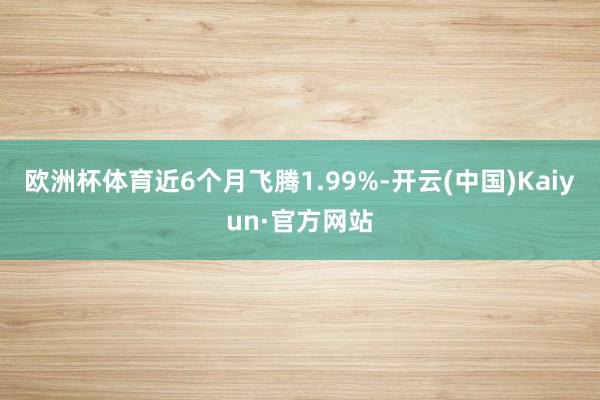 欧洲杯体育近6个月飞腾1.99%-开云(中国)Kaiyun·官方网站